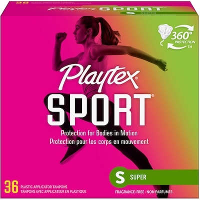 Playtex Sport Tampons Unscented, Super  36 ea, $0.28/1ea