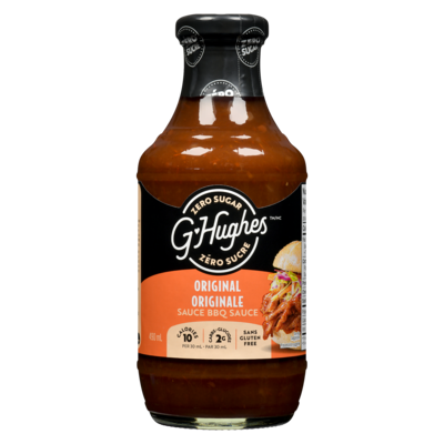 G Hughes Smokehouse Sugar Free Original BBQ Sauce 490 ml, $1.63/100ml
