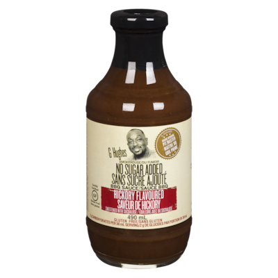 G Hughes Smokehouse Sugar Free Hickory BBQ Sauce 490 ml, $1.63/100ml