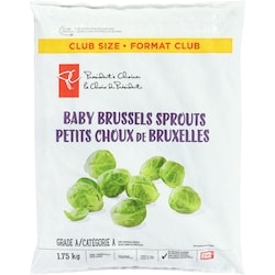 le Choix du Président Petits choux de bruxelles, Format Club 1.75 kg, 0,57 $/100g