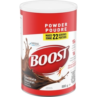 Nestle Health Science Boost Powder Chocolate 880 g, $1.91/100g