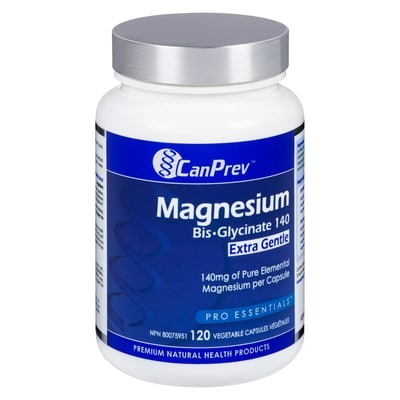 CanPrev Vegetable Capsules Magnesium Bis-Glycinate 140 Extra Gentle 120 ea, $0.22/1ea