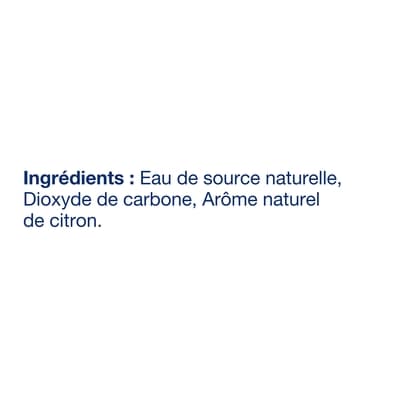 Eau de source naturelle à la clémentine