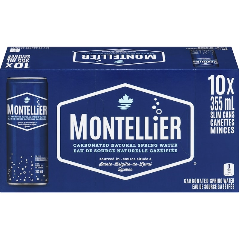 Carbonated Natural Spring Water, 10 Pack