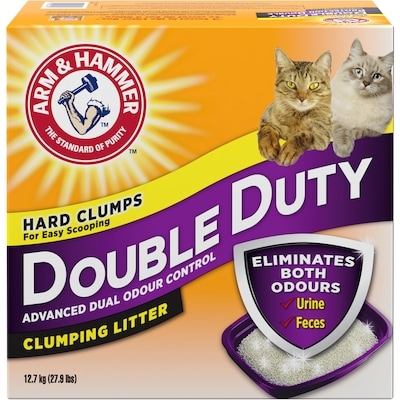 Arm & Hammer Double Duty Advanced Odour Control Clumping Cat Litter 12.7 kg, $0.17/100g