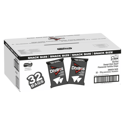 Doritos  Sweet Chili Heat Chips (Case) 32x70.0 g, $1.43/100g