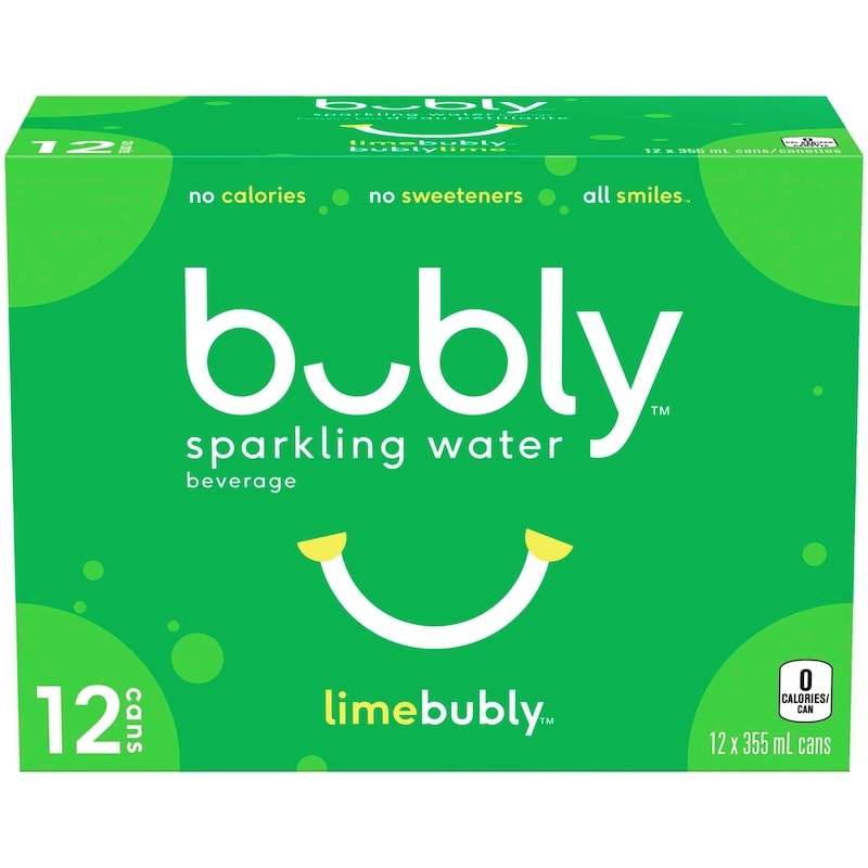 Lime Sparkling Water Beverage, 12 Pack 