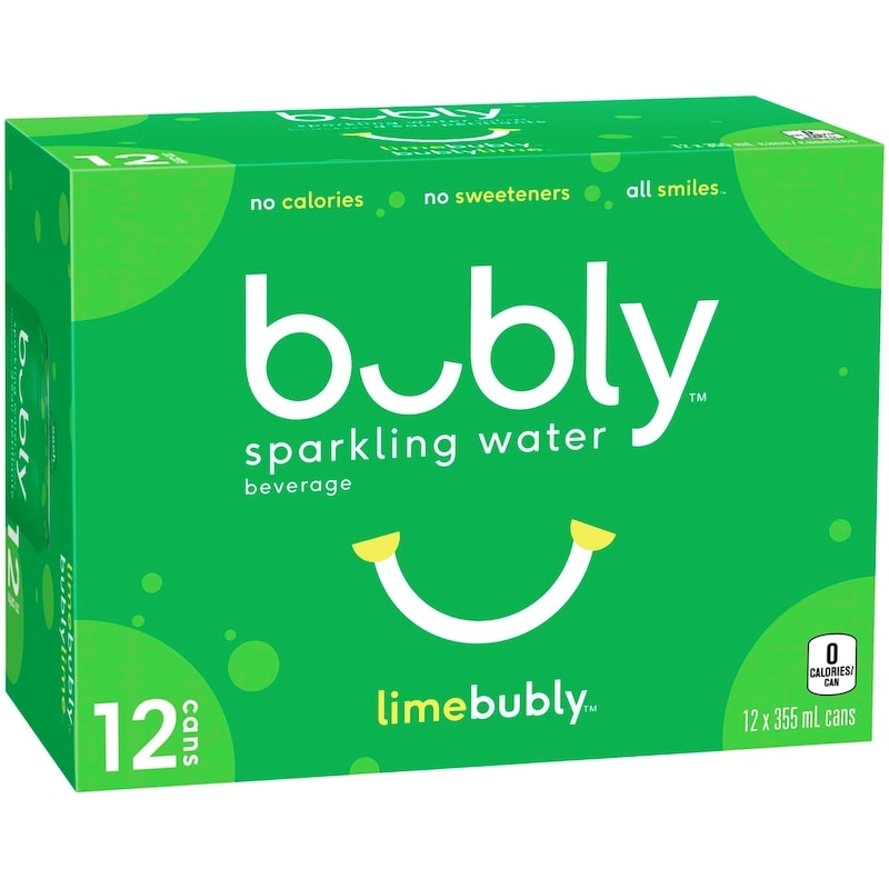 Lime Sparkling Water Beverage, 12 Pack 