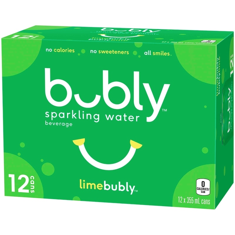 Lime Sparkling Water Beverage, 12 Pack 
