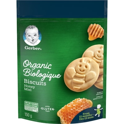 Nestlé Gerber Biscuits Biologique Coll. Pour Tout-Petits Miel 150 g, 3,66 $/100g