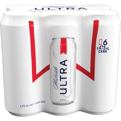 Michelob Beer Cans (ID required at pick-up) 6x473.0 ml, $0.65/100ml