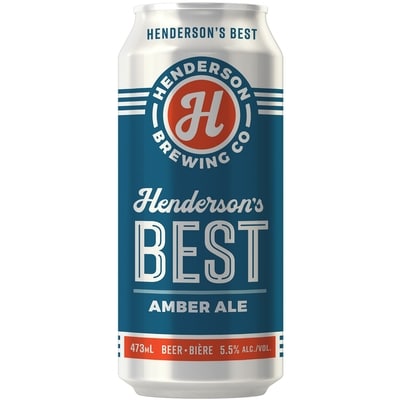 HENDERSON Amber Ale Beer (ID required at pick-up) 473 ml, $0.83/100ml