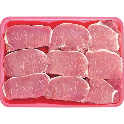 President's Choice Free From Boneless Centre Pork Chop, Club Pack $14.30/1kg $6.49/1lb