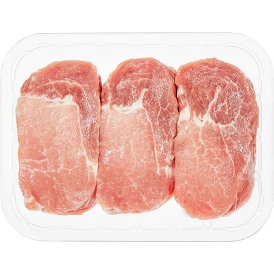 President's Choice Free From Boneless Rib End Pork Chops, Tray Pack $14.97/1kg $6.79/1lb