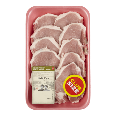 President's Choice Free from Bone in Center Cut chop Fast Fry, Club Size $13.20/1kg $5.99/1lb