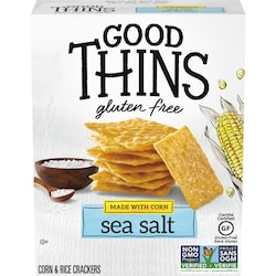 Good Thins, Sea Salt, Gluten Free Corn Crackers