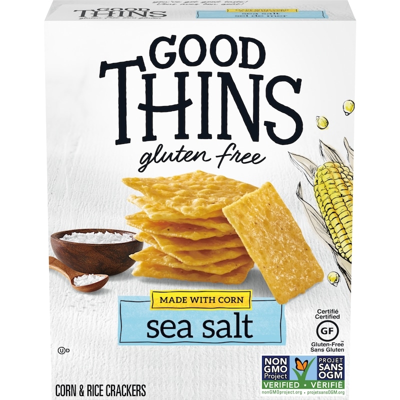 Good Thins, Sea Salt, Gluten Free Corn Crackers