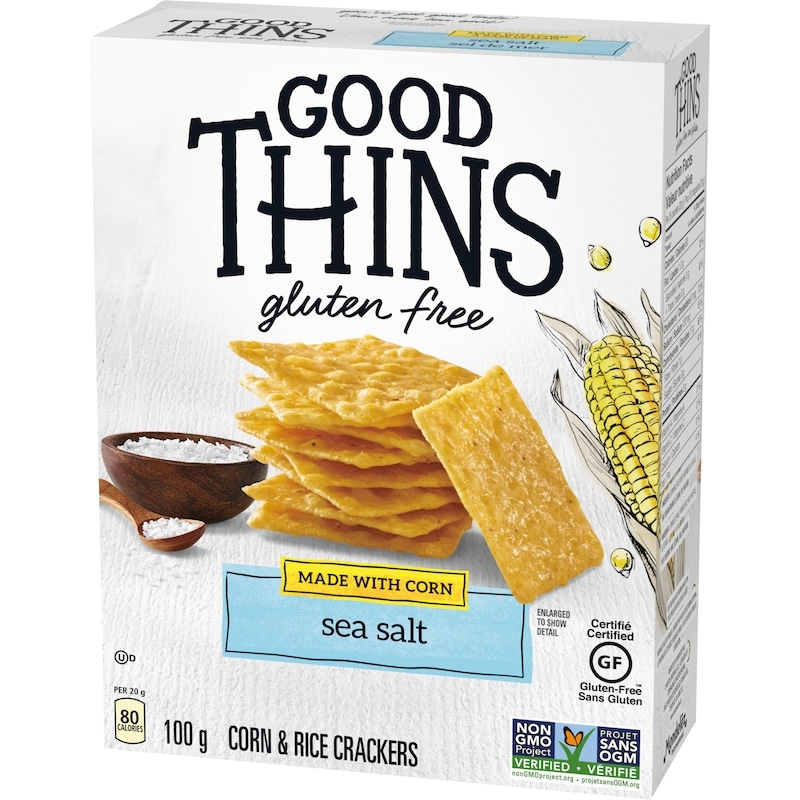 Good Thins, Sea Salt, Gluten Free Corn Crackers