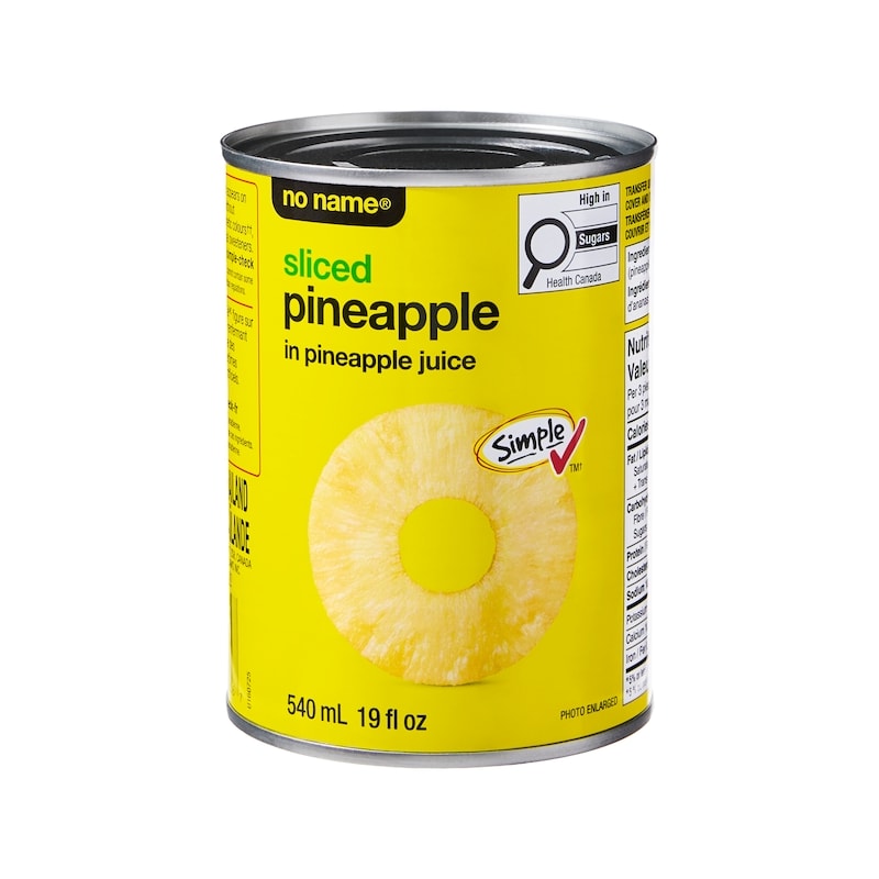 Sliced Pineapple in Pineapple Juice