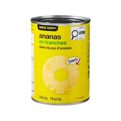 Sliced Pineapple in Pineapple Juice