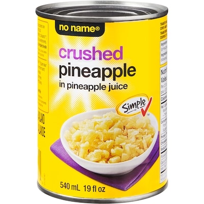 No Name Crushed Pineapple in Pineapple Juice 540 ml, $0.46/100ml
