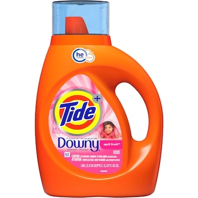 Tide plus Downy, Liquid Laundry Detergent, April Fresh, 24 Loads 1.09 l, $1.01/100ml