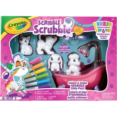 Crayola Ensemble de jeu Scribble Scrubbie Pets Scrub Tub de Crayola 1 ea, 21,50 $/1ch