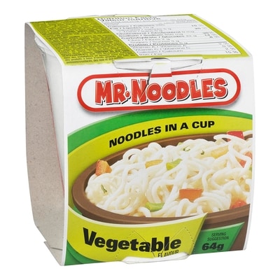 Vegetable Flavour Noodles in a Cup