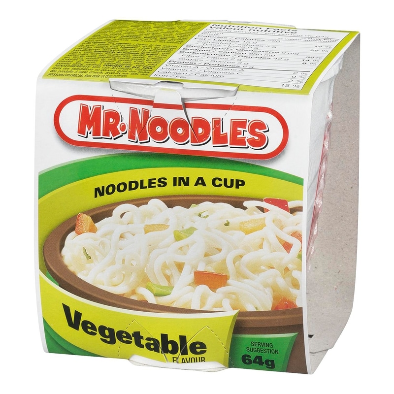 Vegetable Flavour Noodles in a Cup
