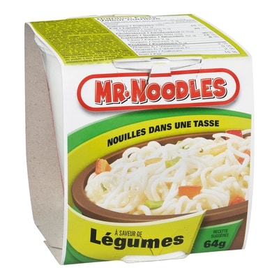 Nouilles dans une Tasse à Saveur de Légumes