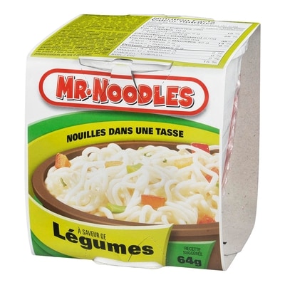 Nouilles dans une Tasse à Saveur de Légumes