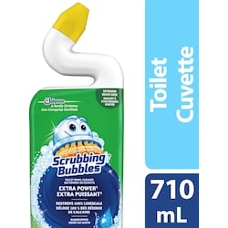 Scrubbing Bubbles Extra puissant Nettoyant de cuvette, parfum Rosée du matin 710 ml, 0,70 $/100ml