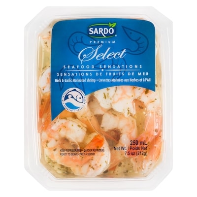 Sardo Select Shrimp Herb & Garlic Marinated  212 g, $3.20/100ml