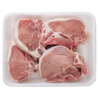 President's Choice Free from Pork Centre Cut Chop Bone In, Club Pack $11.66/1kg $5.29/1lb