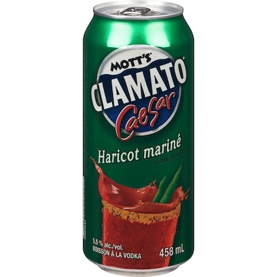 Mott’s Motts Clam Cesar Haricot Marin (Pièce d’identité requise au moment du ramassage) 458 ml, 1,09 $/100ml