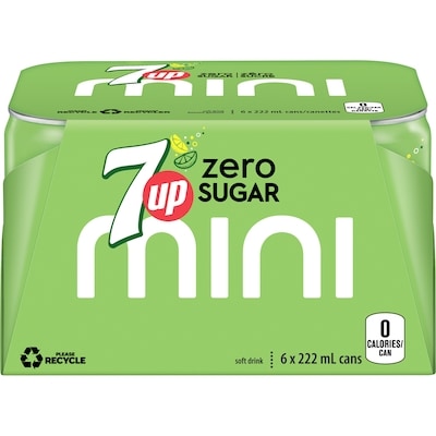 7Up Zero Sugar 6x222.0 ml, $0.34/100ml