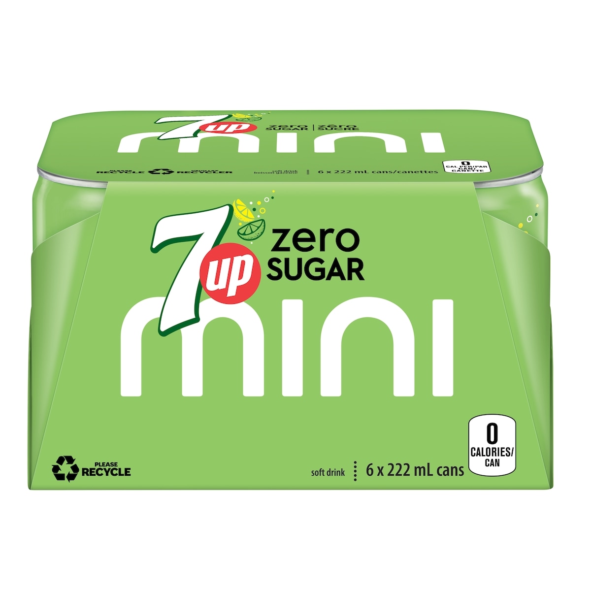 7Up Zero Sugar Lemon Lime Soft Drink