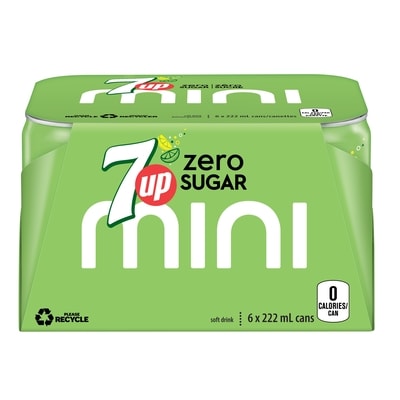 7Up Zero Sugar 6x222.0 ml, $0.30/100ml