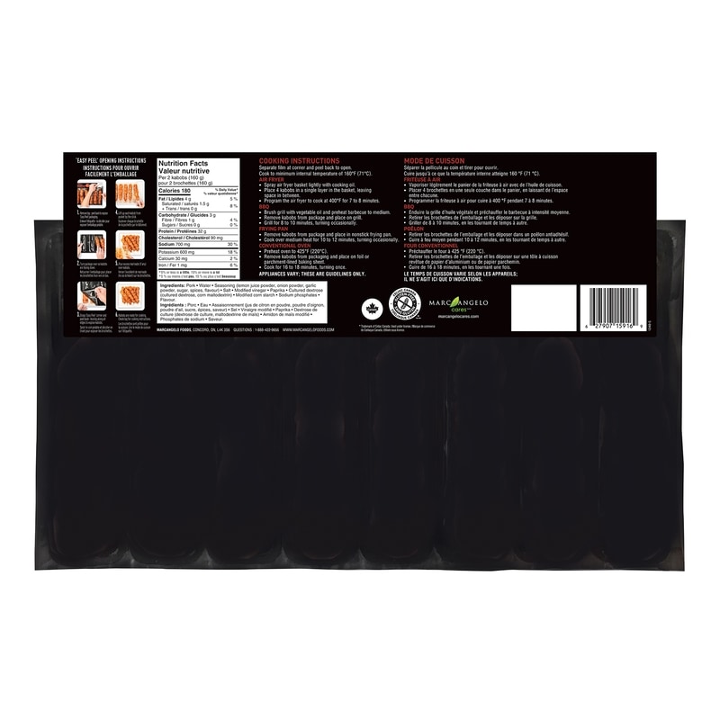 Pork Souvlaki, Value Pack