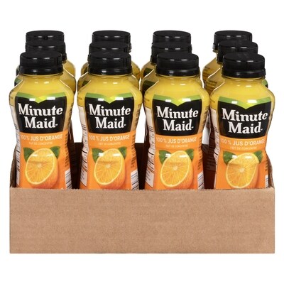 Minute Maid Jus d'orange Juice Bouteille 12x355.0 ml, 0,47 $/100ml