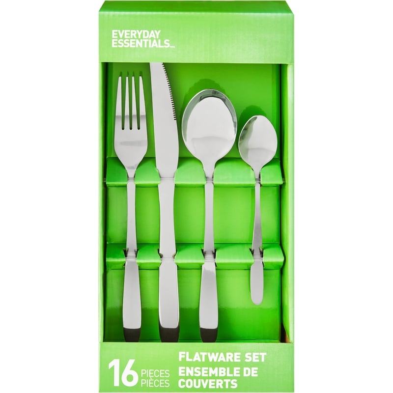 16-piece Rounded Flatware