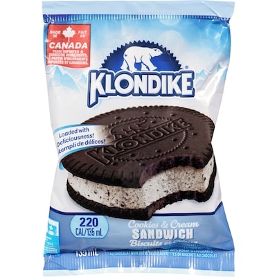 Klondike Ice Cream, Cookies n Cream  24x1.0 ea, $1.87/1ea
