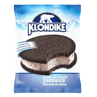 Klondike Crème glacée, biscuits et crème 24x1.0 ea, 1,87 $/1ch