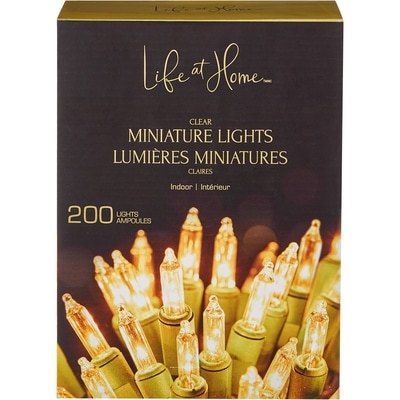 Life at Home Miniature Lights 200 Count - Clear 1 ea, $18.00/1ea