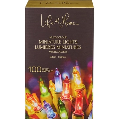 Life at Home Jeu de 100 lumières miniatures – multicolore  1 ea, 9,00 $/1ch