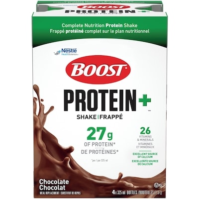 Nestle Health Science Le substitut de repas Frappé Protein+ paquet de 4 4x325.0 ml, 1,00 $/100ml