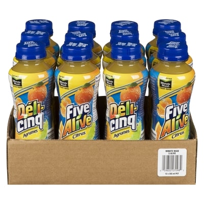 Déli-cinq Juice agrumes Bouteille 12x355.0 ml, 0,49 $/100ml