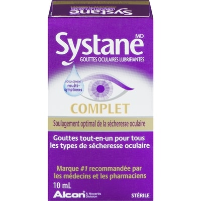 Systane Soulagement complet des yeux secs 10 ml, 154,90 $/100ml