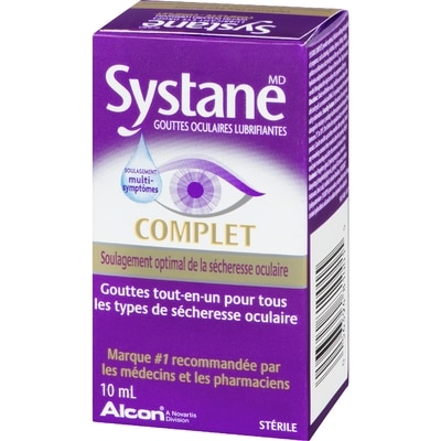 Soulagement complet des yeux secs