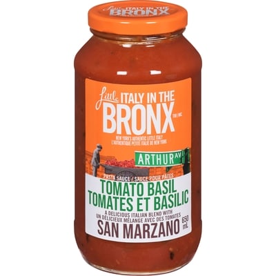 Little Italy In The Bronx Tomato Basil Pasta Sauce 650 ml, $1.69/100ml